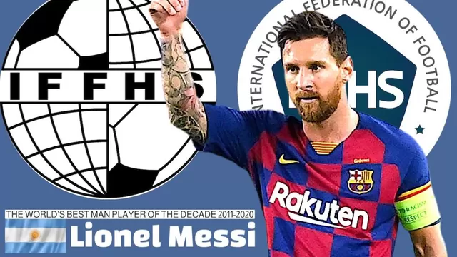 Messi fue elegido como el mejor jugador de la década por delante de Cristiano Ronaldo