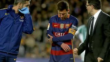 Messi no jug&amp;oacute; el segundo tiempo ante el Athletic.