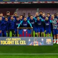 Messi homenajeado como el jugador con más partidos con el Barcelona