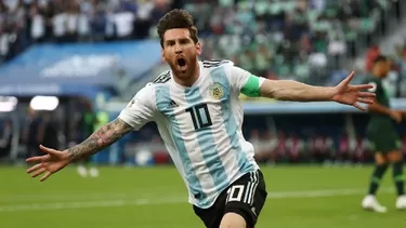 Scaloni habló de Lionel Messi en España. | Foto: AFP