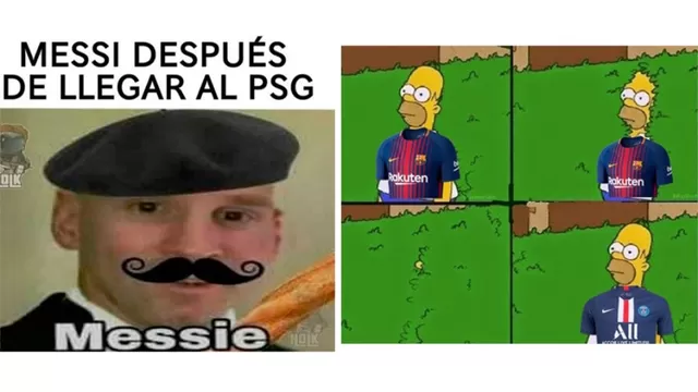 Messi llegó a París para firmar por el PSG y desató una ola de memes