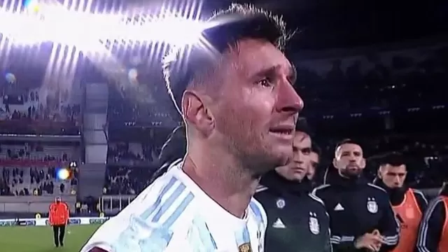 Messi lloró tras superar récord de Pelé: &quot;Esperé mucho tiempo esto&quot;