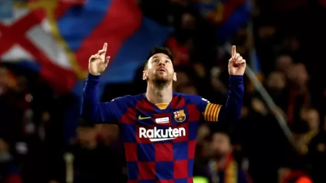 Messi le lució con un nuevo triplete en su carrera. | Foto: EFE