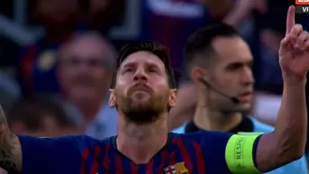 Messi marcó el primer gol de la Champions 2018/2019 con el Barcelona