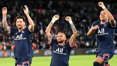 El tridente mágico del PSG todavía no funciona como todos esperaban. | Foto: AFP