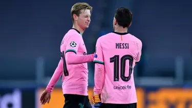 Frenkie de Jong no tiene dudas respecto a Messi | Foto: Twitter. 