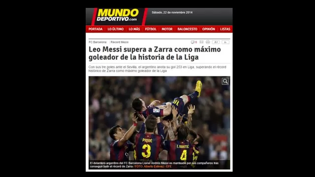 Messi: prensa mundial se rinde ante Leo por récord histórico-foto-5