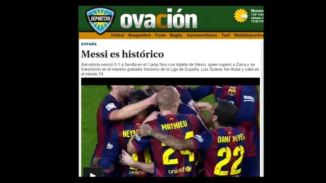 Messi: prensa mundial se rinde ante Leo por récord histórico-foto-8