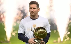 Messi presentó el Balón de Oro a la afición del PSG en el Parque de los Príncipes - Noticias de balon-oro
