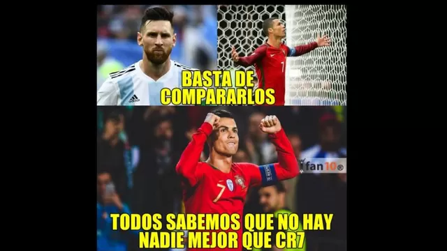 Messi protagoniz&amp;oacute; memes tras el triunfo de Cristiano Ronaldo con Portugal.-foto-7
