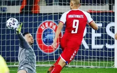¿Messi, tú le enseñaste? Braithwaite 'picó' el balón y marcó golazo en el Dinamarca vs. Israel - Noticias de martin-braithwaite