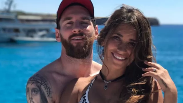 Messi y Antonella disfrutan sus vacaciones en Ibiza.-foto-1