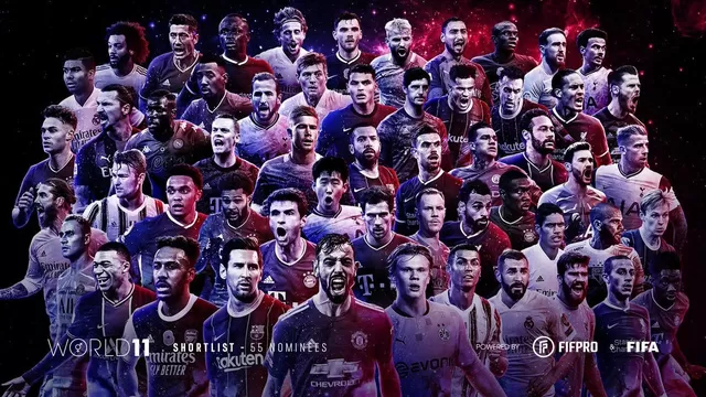 Con Messi y Cristiano: Conoce a los 55 nominados al once FIFA FIFPro
