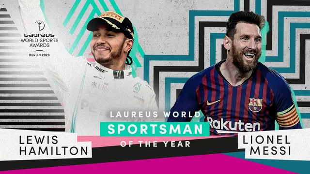 Messi y Hamilton ganaron el premio. | Video: YouTube