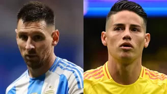 Messi y James fueron los líderes de sus selecciones / Foto: Composición / Video: Conmebol