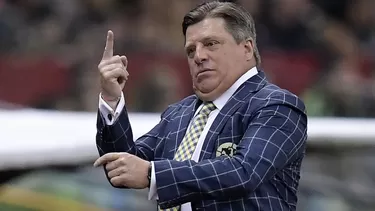 Miguel Herrera, entrenador mexicano de 52 años. | Foto: AFP