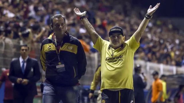 Ratifican suspensión a Maradona para el partido de vuelta de la final | Foto: AFP.