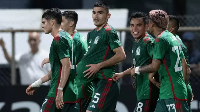 México tomó el liderato del Grupo A de la Liga A con siete puntos. | Foto: Twitter selección mexicana. 
