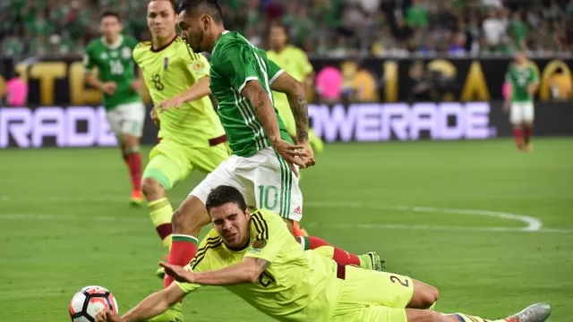 México empató 1-1 a Venezuela y clasificó como primero del Grupo C