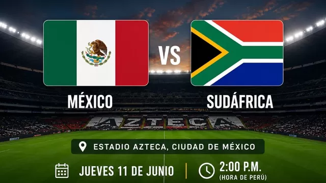 México y Sudáfrica abren el Mundial este jueves 11 de junio en el Estadio Azteca. (Video: América TV)