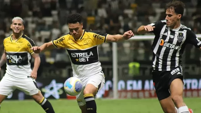 Miguel Trauco fue titular y jugó los 90 minutos del partido en el Arena MRV. | Foto: Atlético Mineiro.