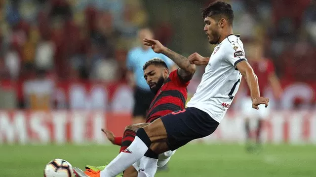 Flamengo venció 3-1 a LDU por la Libertadores | Foto: AFP.