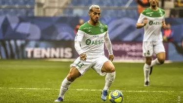 Trauco falló una increíble opción de gol con Saint-Étienne. | Foto: Saint-Étienne