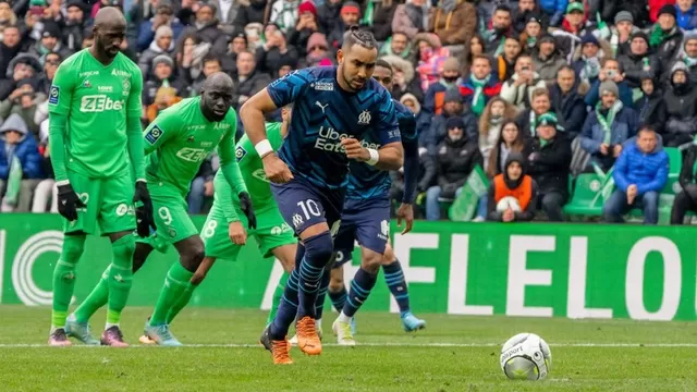 Sin Trauco, Saint-Étienne cayó 4-2 ante Olympique de Marsella por la Ligue 1