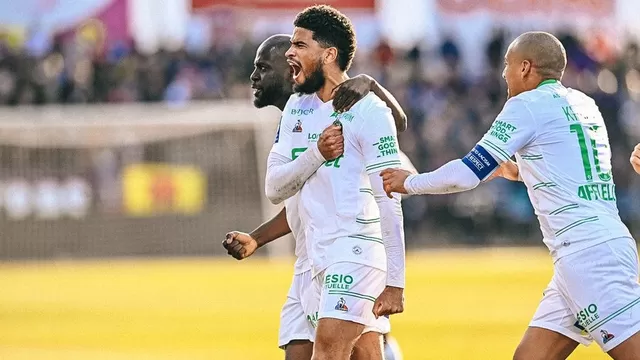 Sin Miguel Trauco, Saint-Étienne derrotó 2-1 al Clermont por la Ligue 1