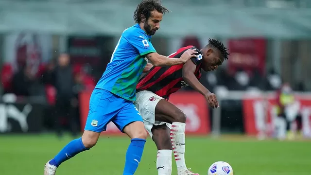  Milan cayó 2-1 ante Sassuolo y puso en riesgo el subcampeonato en la Serie A