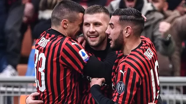 Triunfo del Milan en San Siro. | Foto: AFP/Video: ESPN