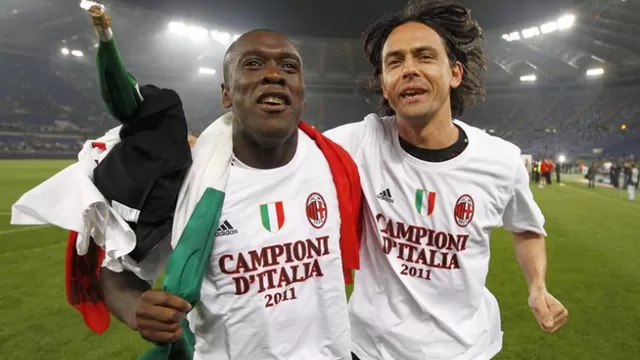 Milan destituyó a Clarence Seedorf y contrató a Filippo Inzaghi