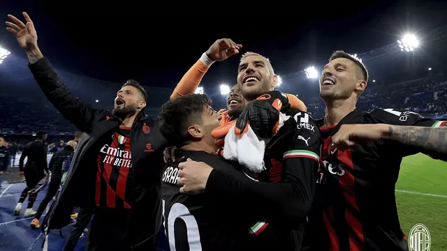 Milan igualó 1-1 ante Napoli y clasificó a semifinales de Champions