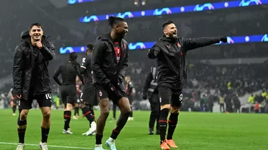 El cuadro &#39;rossonero&#39; igualó sin goles frente a los &#39;Spurs&#39; en Londres y por el 1-0 de la ida avanzó a los cuartos de final de la Champions. | Foto: AFP.