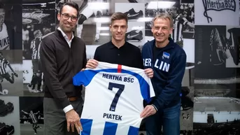 Milan traspasó al delantero polaco Krzysztof Piatek al Hertha Berlín