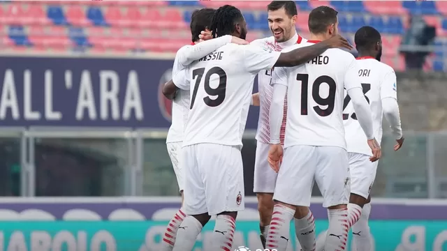 El cuadro rossonero lidera la liga italiana con 46 unidades. | Foto: AC Milan.