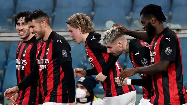 El Milan ganó en el Estadio Luigi Ferraris. | Foto: AFP/Video: YouTube