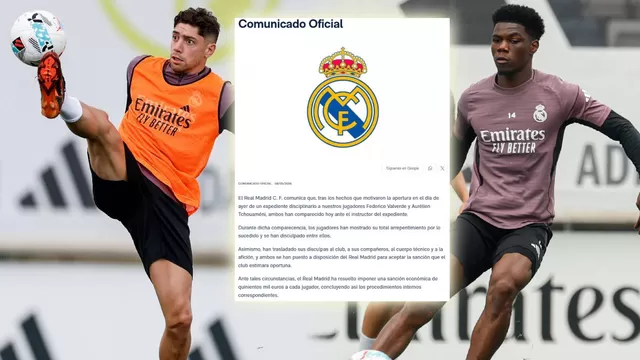 Real Madrid: La millonaria sanción a Federico Valverde y Aurélien Tchouaméni por su pelea. | Fotos: X de Real Madrid