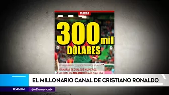 Los millones que ganaría Cristiano Ronaldo como youtuber. | Video: AD