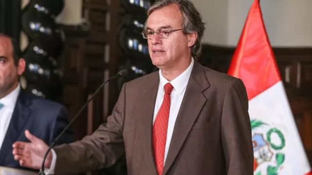 Carlos Basombrío, ministro del Interior.