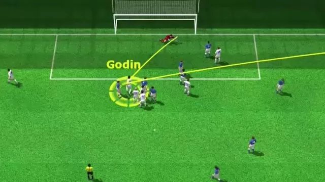 Mira el gol heroico del uruguayo Diego Godín en 3D