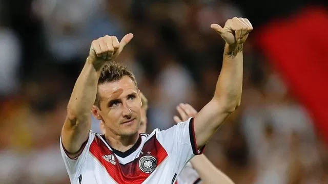 Miroslav Klose anunció su adiós de la Selección de Alemania