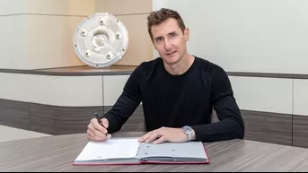 Miroslav Klose fue anunciado como asistente técnico en el Bayern Munich