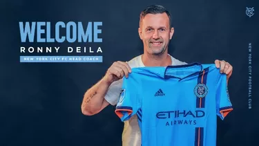 Ronny Deila, entrenador noruego de 44 años. | Foto: @NYCFC