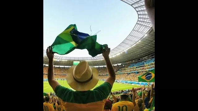 Los momentos previos del Brasil - Alemania en el Mineirao