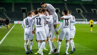 El Mönchengladbach se quedó con el triunfo en el Borussia Park. | Foto: @borussia/Video: Espn-Canal N