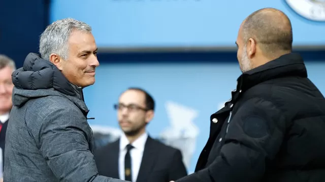 Mourinho vs. Guardiola: así fue el encuentro entre los técnicos