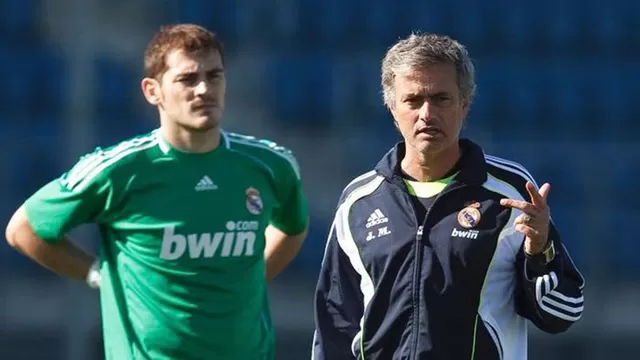 La relaci&amp;oacute;n de Iker con Mourinho fue muy mala. | Foto: Real Madrid