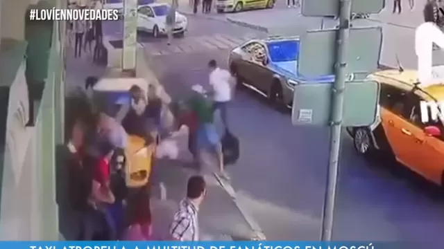 Mundial Rusia 2018: taxista arrolló a hinchas y dejó siete heridos en Plaza Roja