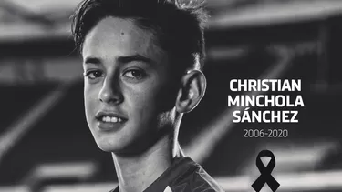 Atlético de Madrid informó este sábado la muerte de Christian Minchola. | Foto: Twitter